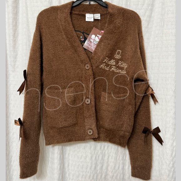 Sanrio Brown Hello Kitty Cardigan - Picture 3 of 7